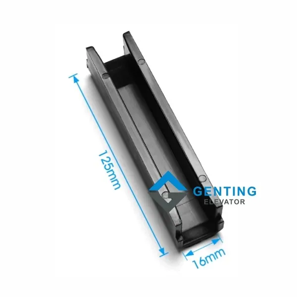 Hitachi elevator guide shoe insert 125x16