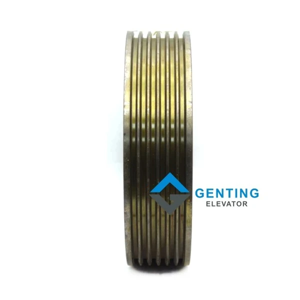 Otis elevator traction pulley